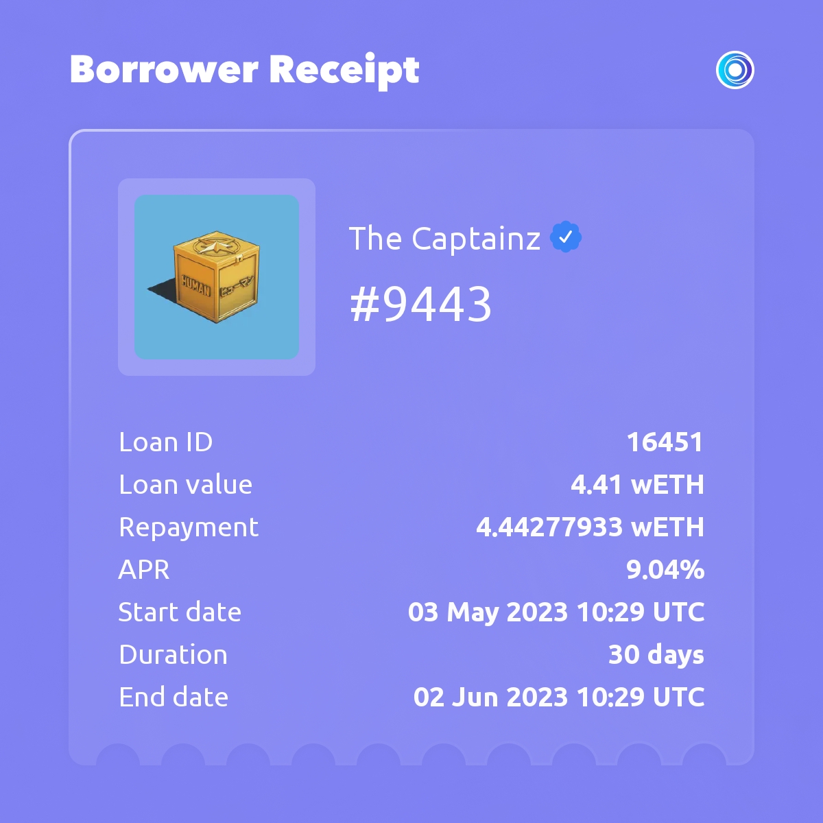 X2Y2 Promissory Note #15840156319494653725